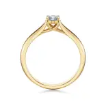 Pierścionek zaręczynowy z brylantem